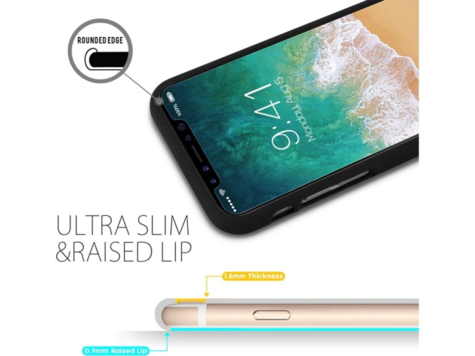 Ochranný kryt pro iPhone XS / X - Mercury, Soft Feeling Black