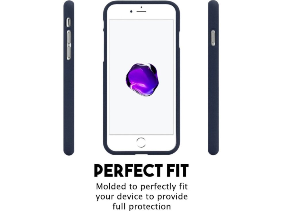 Ochranný kryt pro iPhone 7 PLUS / 8 PLUS - Mercury, Soft Feeling Midnight Blue