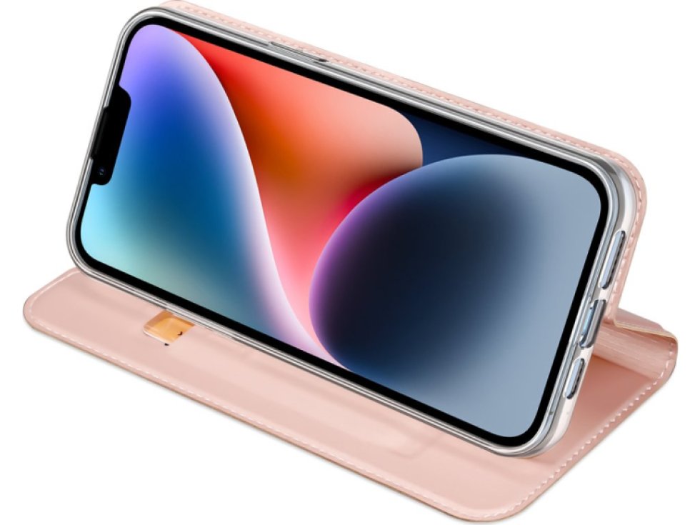 Knížkové pouzdro pro iPhone 14 PLUS - DuxDucis, SkinPro Rose