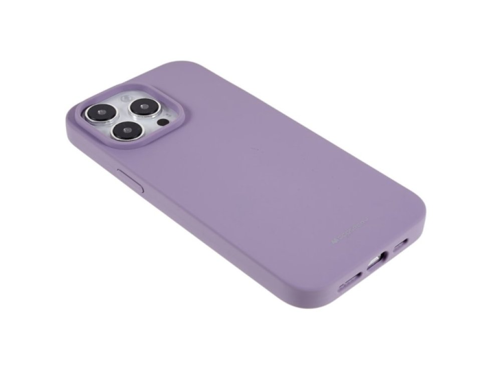 Ochranný kryt na iPhone 15 Pro - Mercury, Silicone Purple
