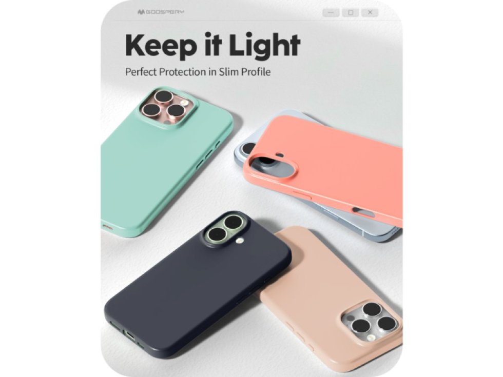 Ochranný kryt na iPhone 16 Pro MAX - Mercury, Soft Feeling Midnight Blue