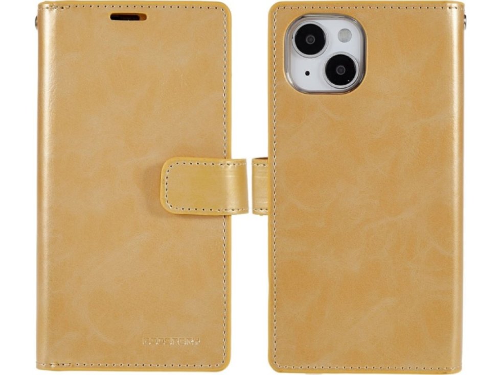 Ochranné pouzdro na iPhone 15 - Mercury, Mansoor Diary Gold