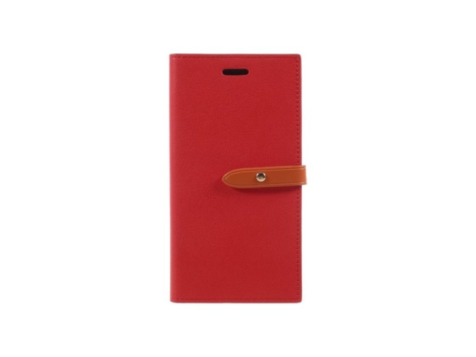 Pouzdro / kryt pro iPhone XS / X - Mercury, Romance Diary RED/ORANGE