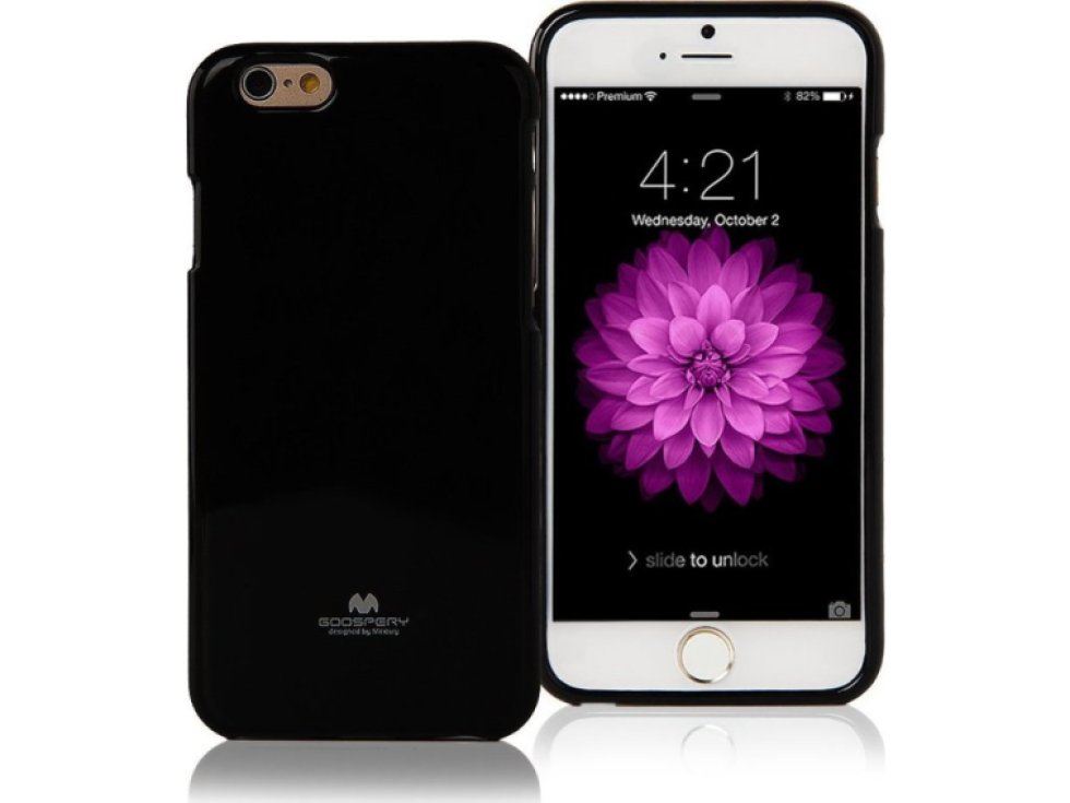 Pouzdro / kryt pro Apple iPhone 6 / 6S - Mercury, Jelly Case Black