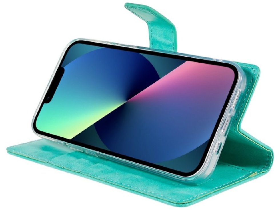 Ochranné pouzdro pro iPhone 14 PLUS - Mercury, Bluemoon Diary Mint