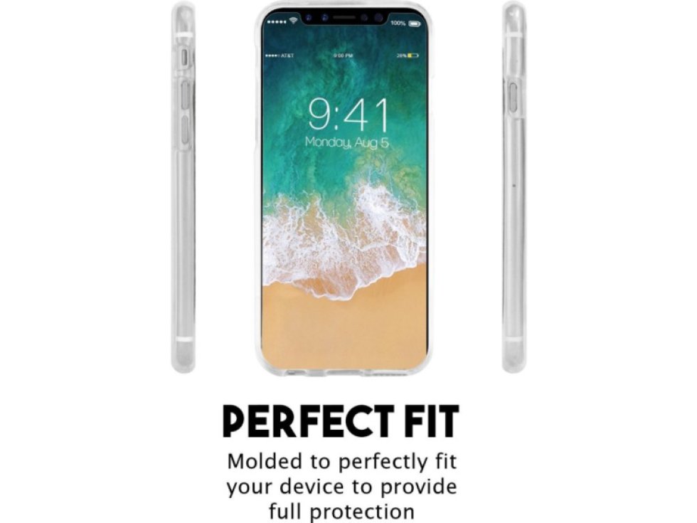 Ochranný kryt pro iPhone XS / X - Mercury, Jelly Transparent