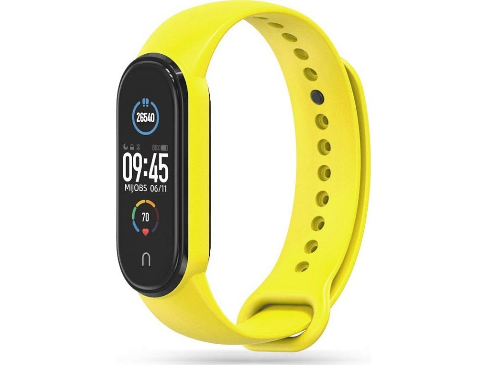 Řemínek pro Xiaomi Mi Band 5 / 6 / 7 - Tech-Protect, Iconband Yellow