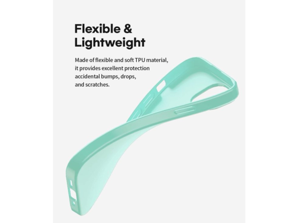 Ochranný kryt pro iPhone 13 - Mercury, Soft Feeling Mint