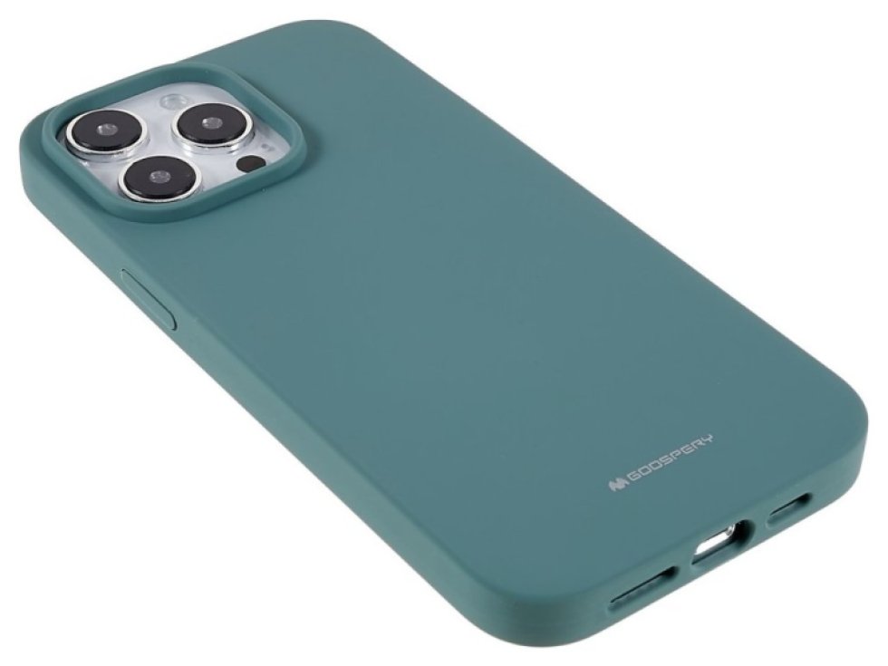Ochranný kryt pro iPhone 14 Pro - Mercury, Silicone Green
