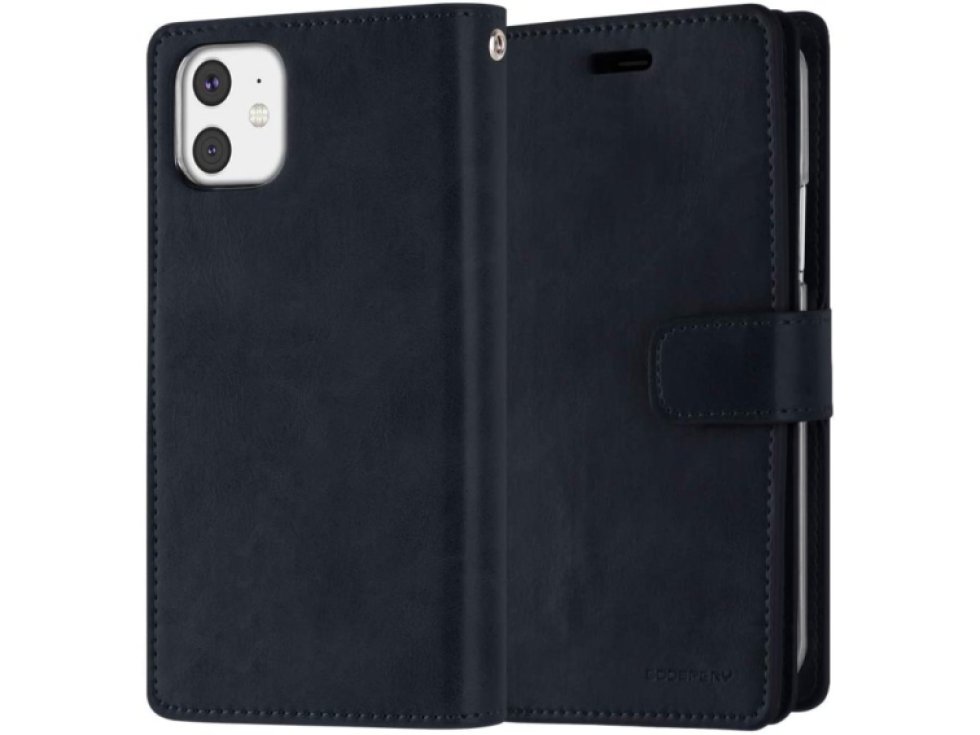 Knížkové pouzdro na iPhone 11 - Mercury, Mansoor Diary Navy