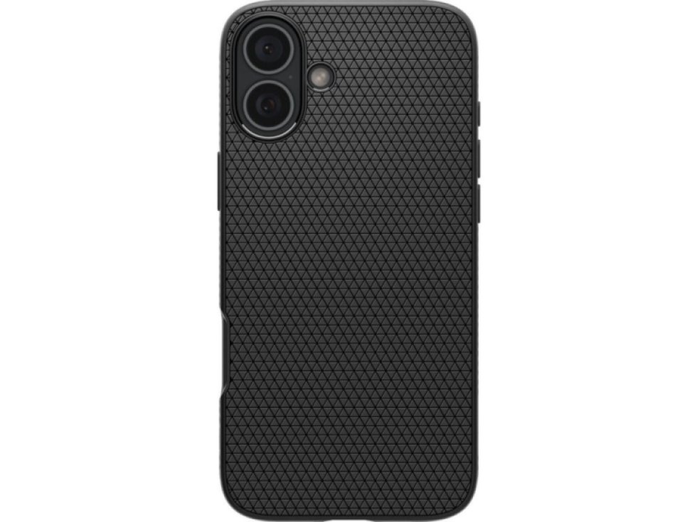 Ochranný kryt na iPhone 16 PLUS- Spigen, Liquid Air Matte Black