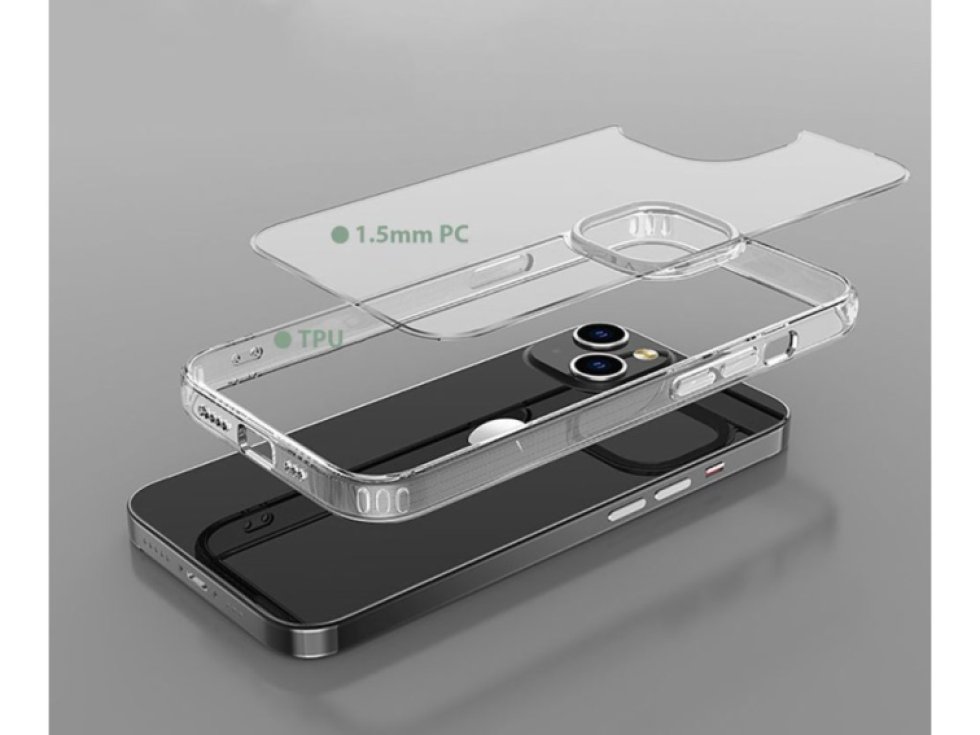 Ochranný kryt pro iPhone 13 - Tech-Protect, FlexAir Hybrid Clear