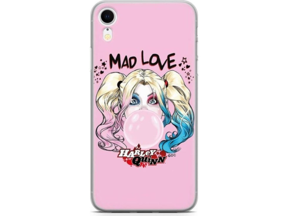 Ochranný kryt pro iPhone XR - DC, Harley Quinn 001 Pink WPCHARLEY762
