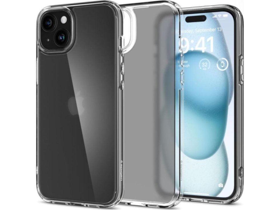 Ochranný kryt na iPhone 15 - Spigen, Ultra Hybrid Frost Clear