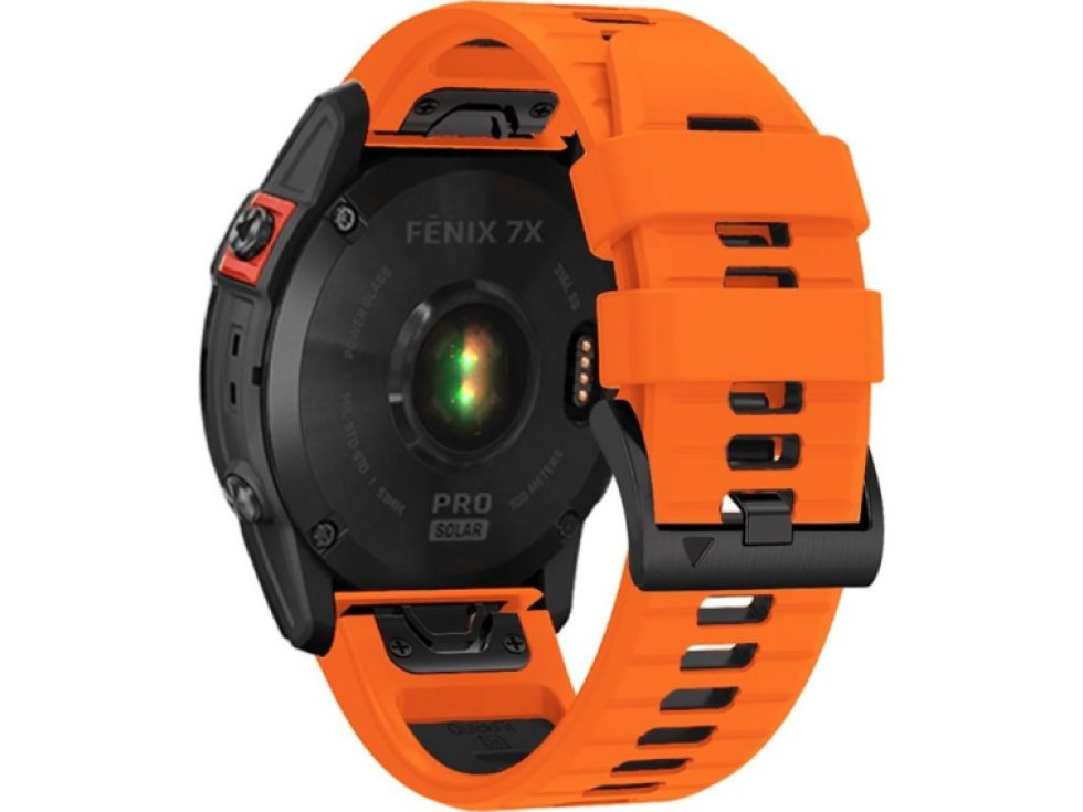 Řemínek pro Garmin Fenix 3 / 5X / 3HR / 5X PLUS / 6X / 6X PRO / 7X - Tech-Protect, Iconband Pro Orange/Black