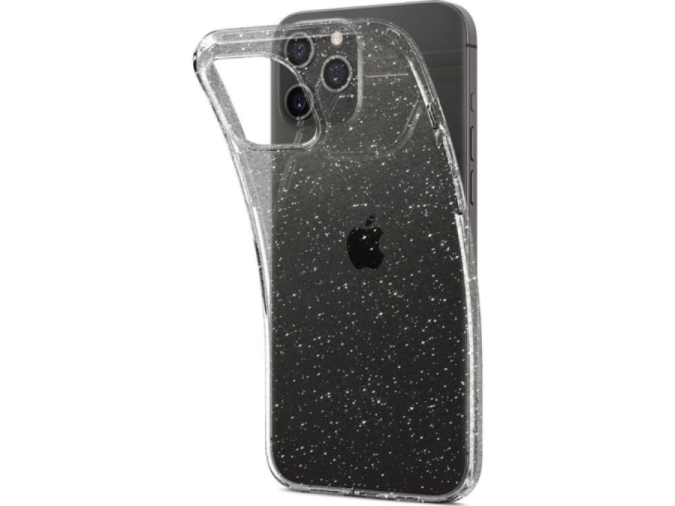 Ochranný kryt pro iPhone 12 / 12 Pro - Spigen, Liquid Crystal Glitter ACS01698