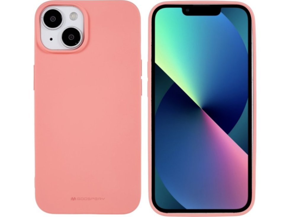 Ochranný kryt na iPhone 15 - Mercury, Soft Feeling Pink