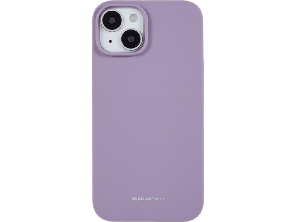 Ochranný kryt na iPhone 15 PLUS - Mercury, Silicone Purple