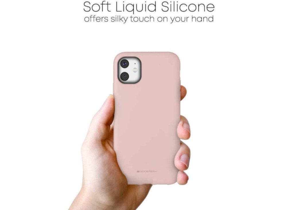 Ochranný kryt pro iPhone 11 - Mercury, Silicone Pink Sand