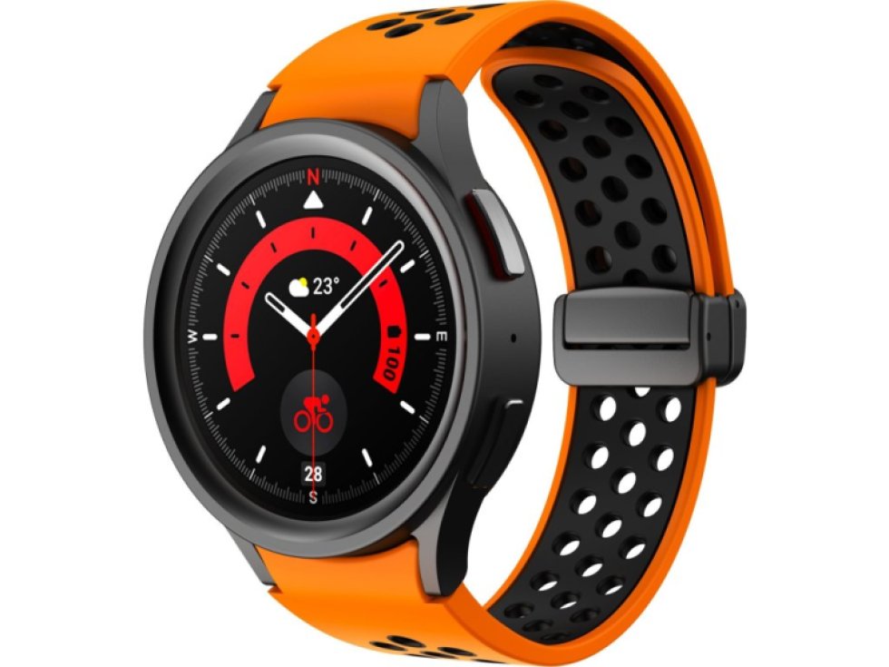 Perforovaný magnetický řemínek pro Samsung Watch 4/5/6