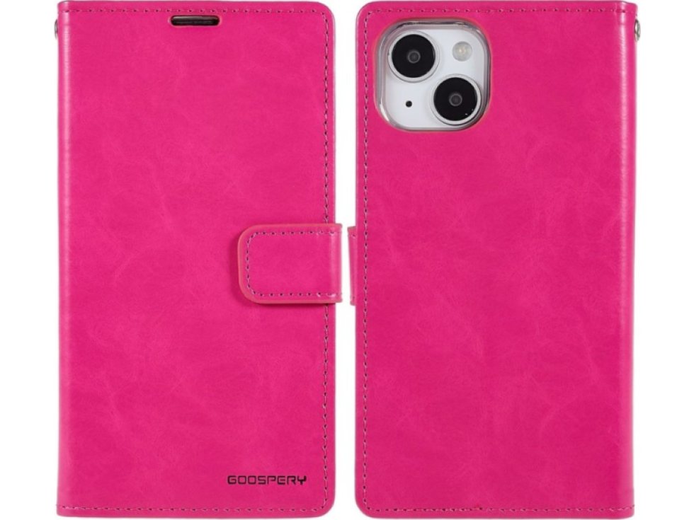 Ochranné pouzdro pro iPhone 14 PLUS - Mercury, Bluemoon Diary HotPink