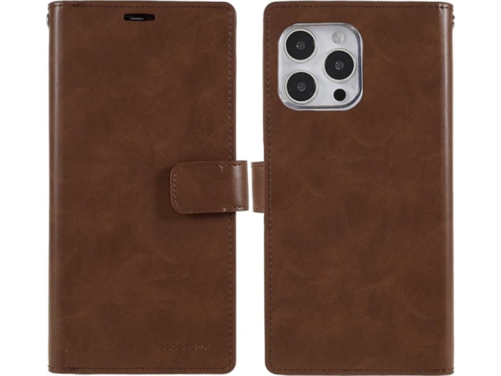 Ochranné pouzdro na iPhone 15 Pro MAX - Mercury, Mansoor Diary Brown
