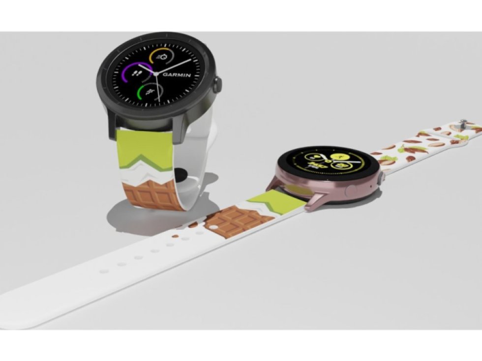 KAKAOVÉ BOBY řemínek 22 mm