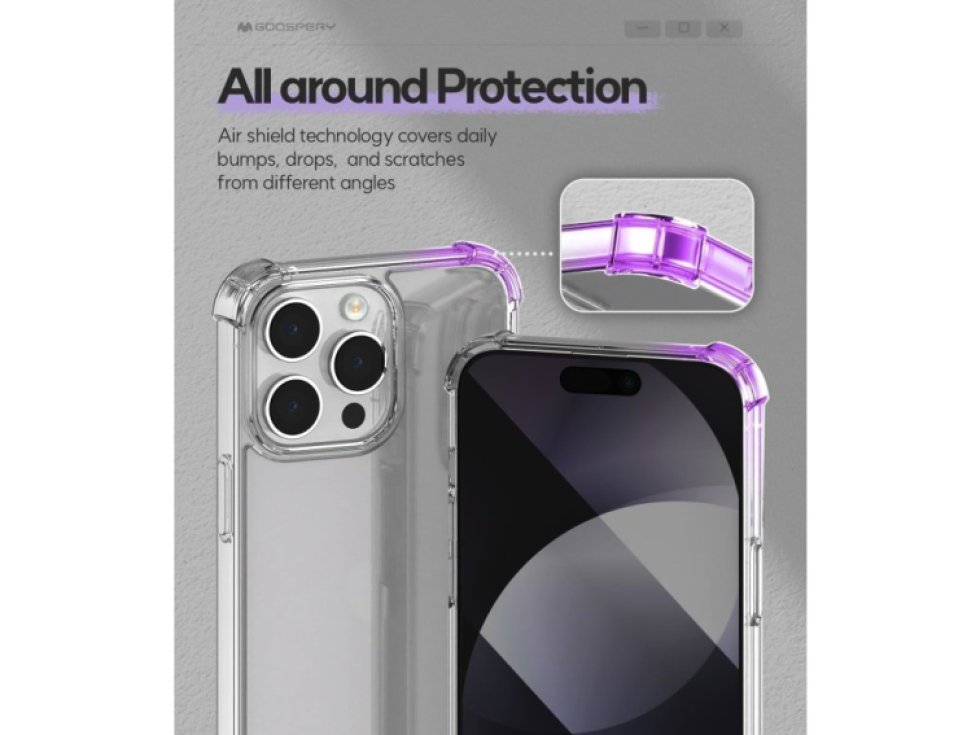 Ochranný kryt na iPhone 15 Pro MAX - Mercury, SuperProtect Transparent