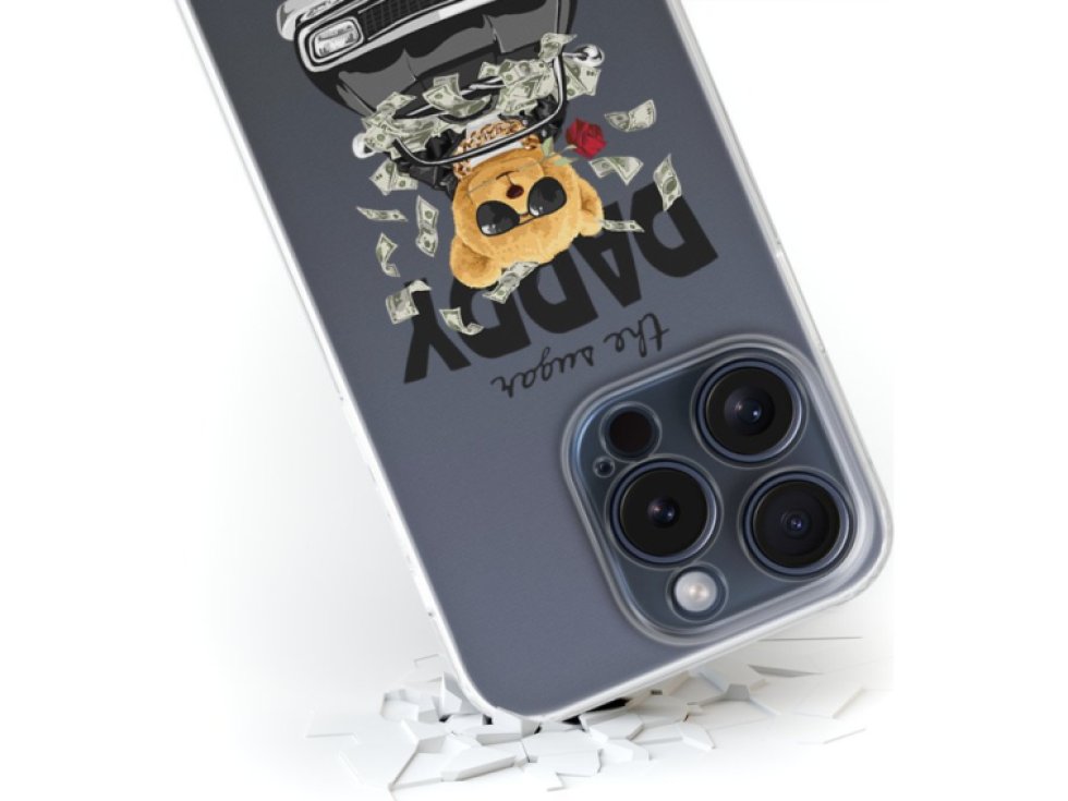 Ochranný kryt na iPhone 14 Pro MAX - Babaco, Teddy Sugar Daddy 001 BPCTEDDY3544