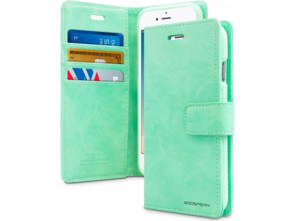 Pouzdro / kryt pro iPhone 7 Plus / 8 Plus - Mercury, Bluemoon Diary Mint