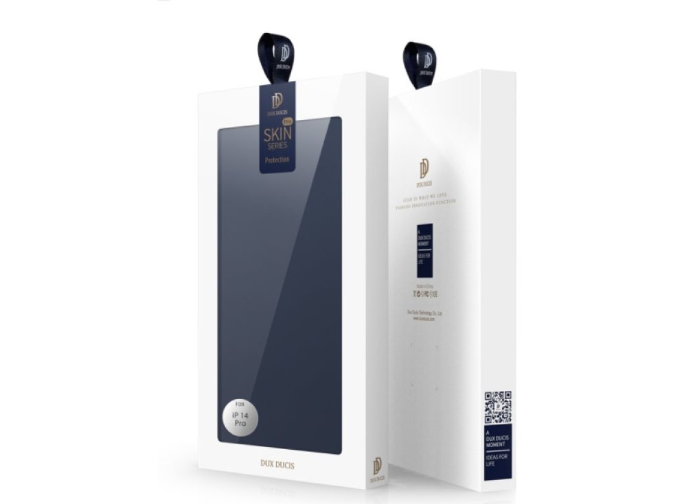 Knížkové pouzdro pro iPhone 14 Pro - DuxDucis, SkinPro Blue