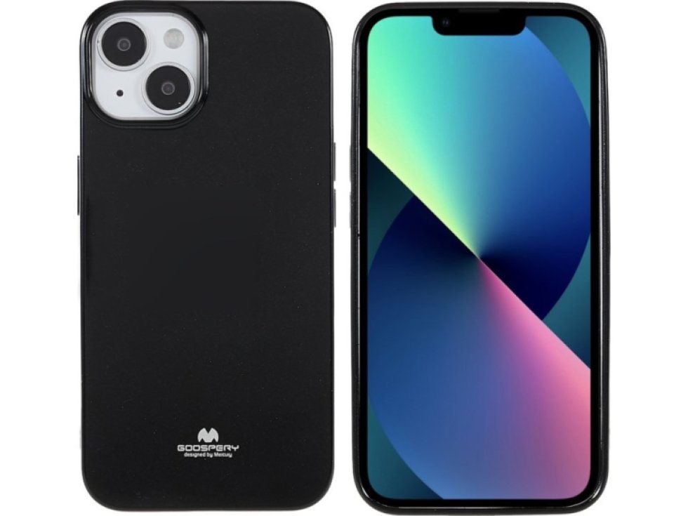 Ochranný kryt pro iPhone 14 PLUS - Mercury, Jelly Black