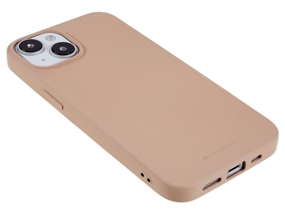 Ochranný kryt pro iPhone 14 - Mercury, Soft Feeling Pink Sand