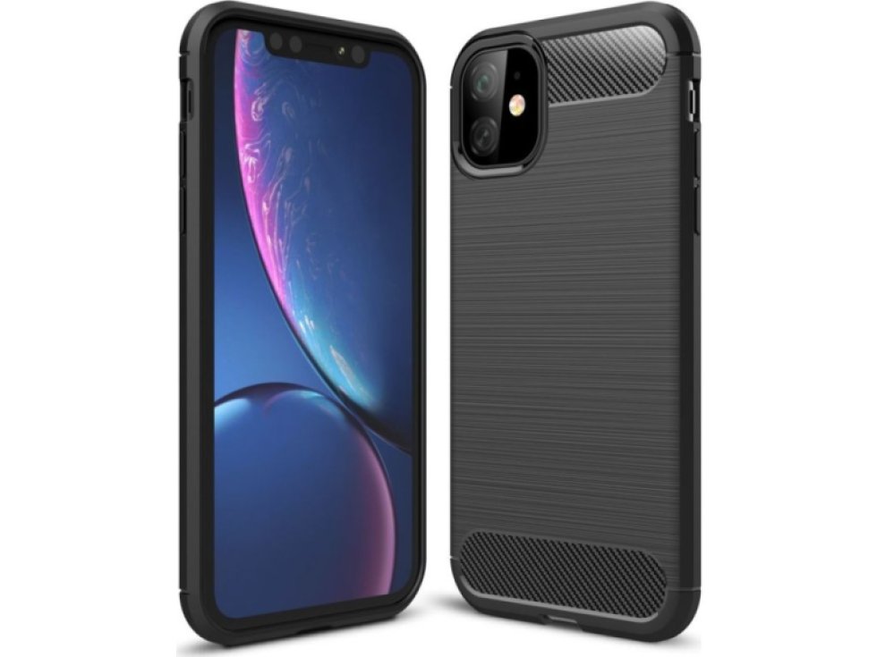 Ochranný kryt pro iPhone 11 - Carbon Fibre