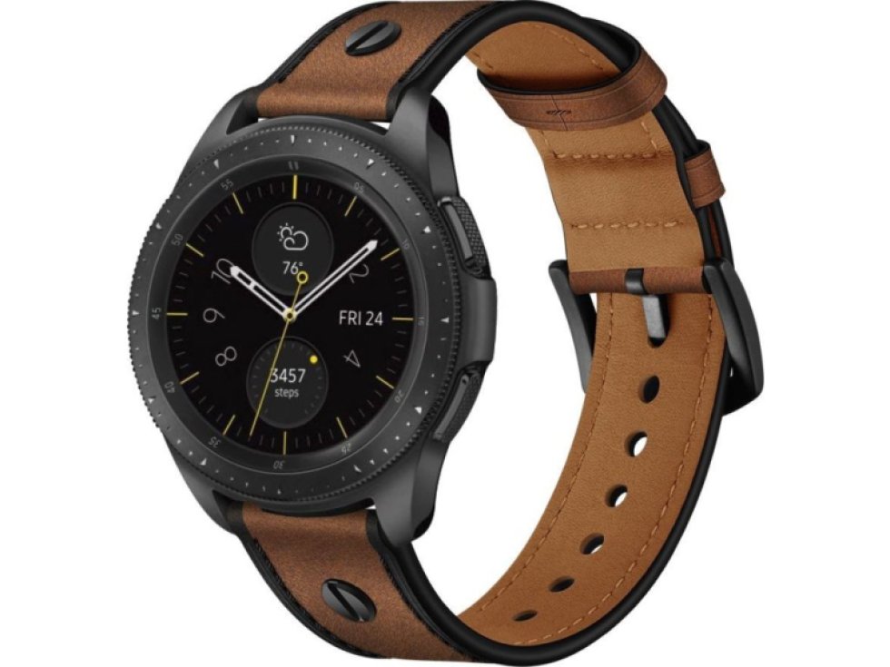 Řemínek pro Samsung Galaxy Watch 45mm - Tech-Protect, Screwband Brown