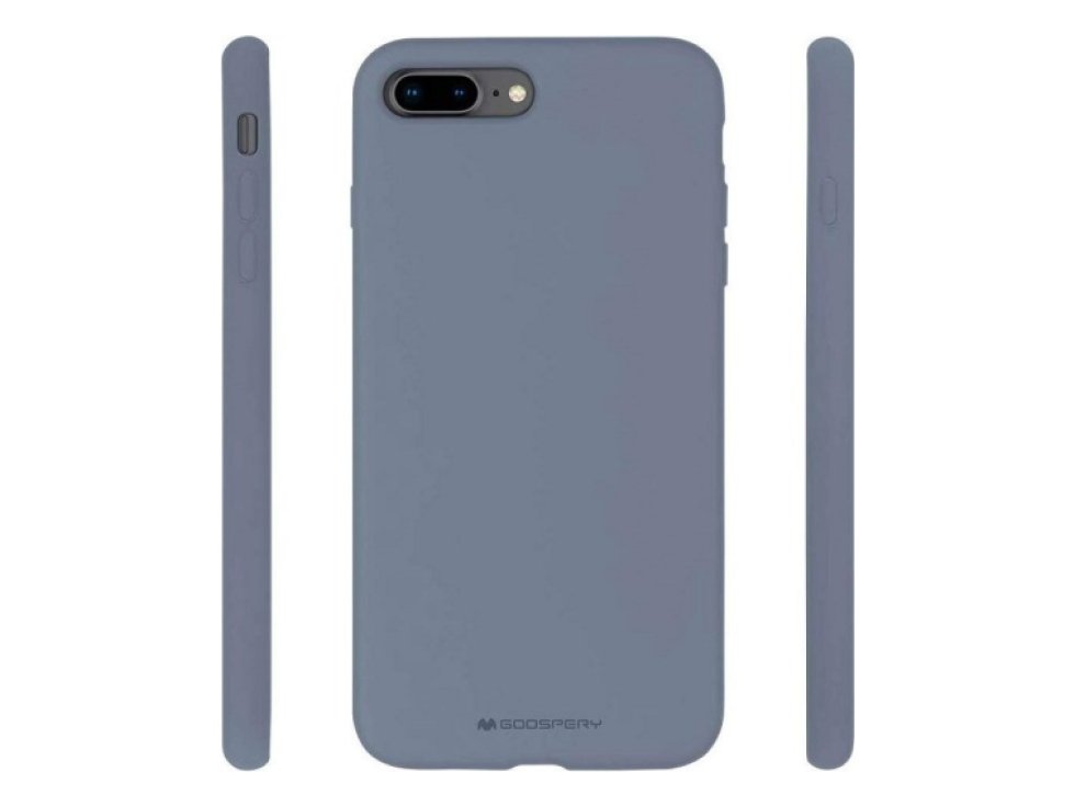 Ochranný kryt pro iPhone 7 PLUS / 8 PLUS - Mercury, Silicone Lavender Gray