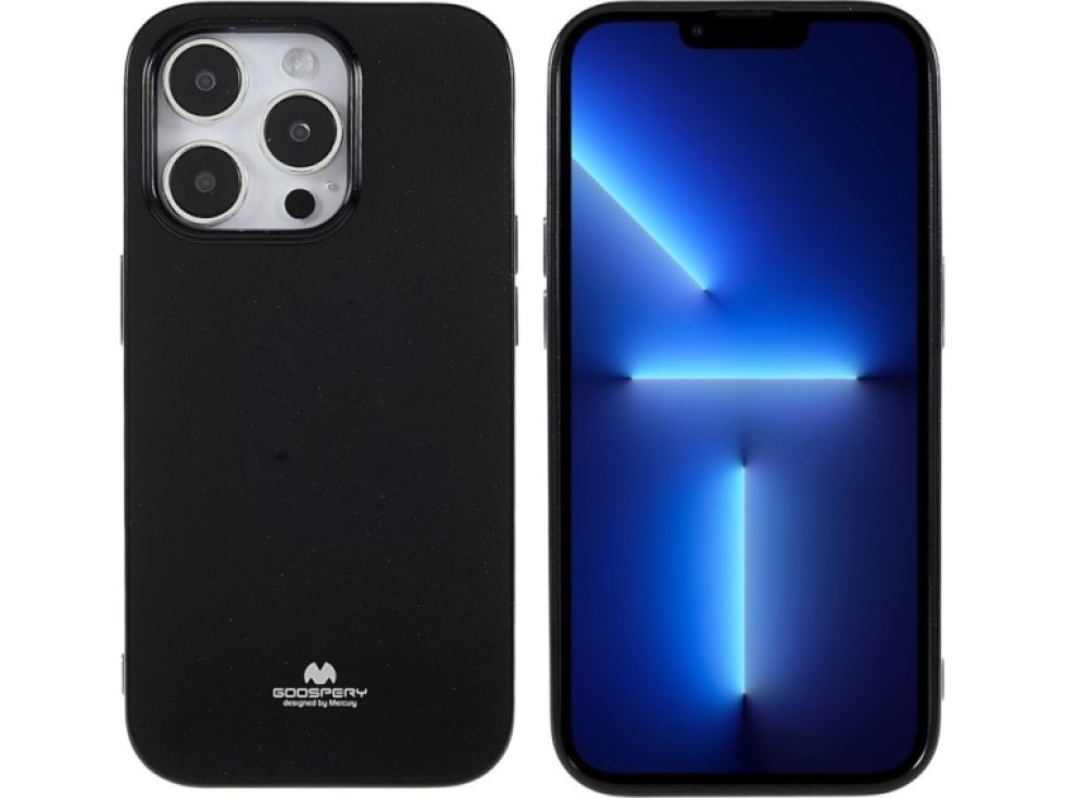 Ochranný kryt na iPhone 15 Pro MAX - Mercury, Jelly Black