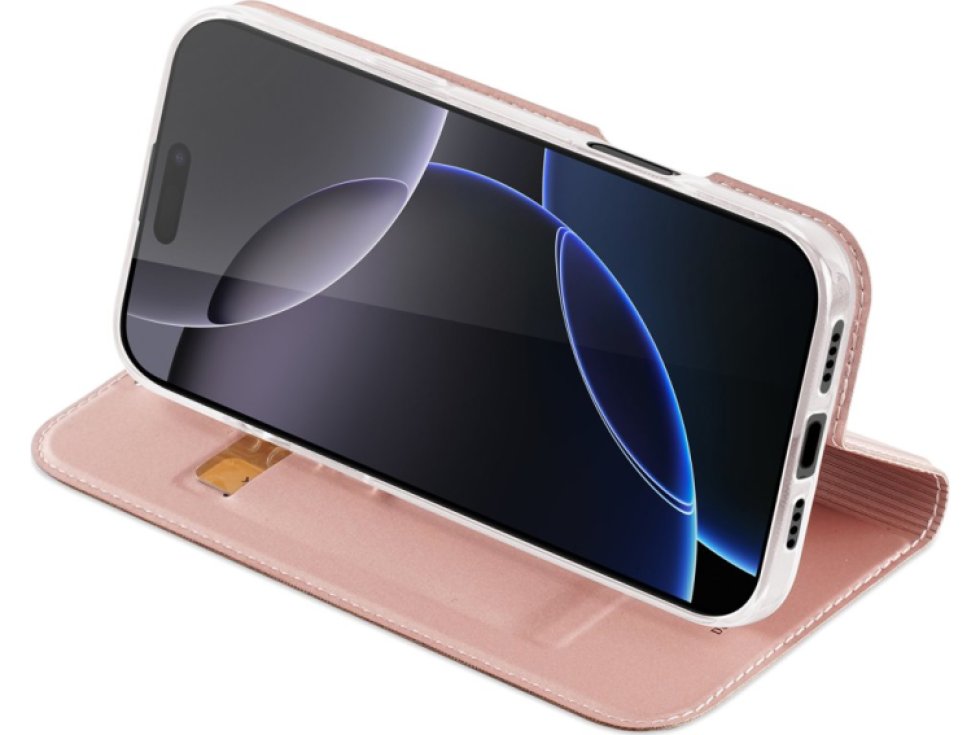 Knížkové pouzdro na iPhone 16 Pro MAX - DuxDucis, SkinPro Rose