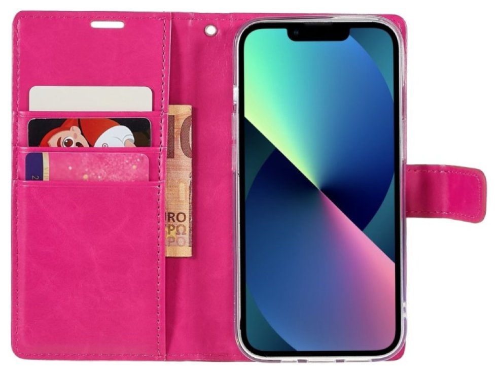 Ochranné pouzdro pro iPhone 14 PLUS - Mercury, Bluemoon Diary HotPink