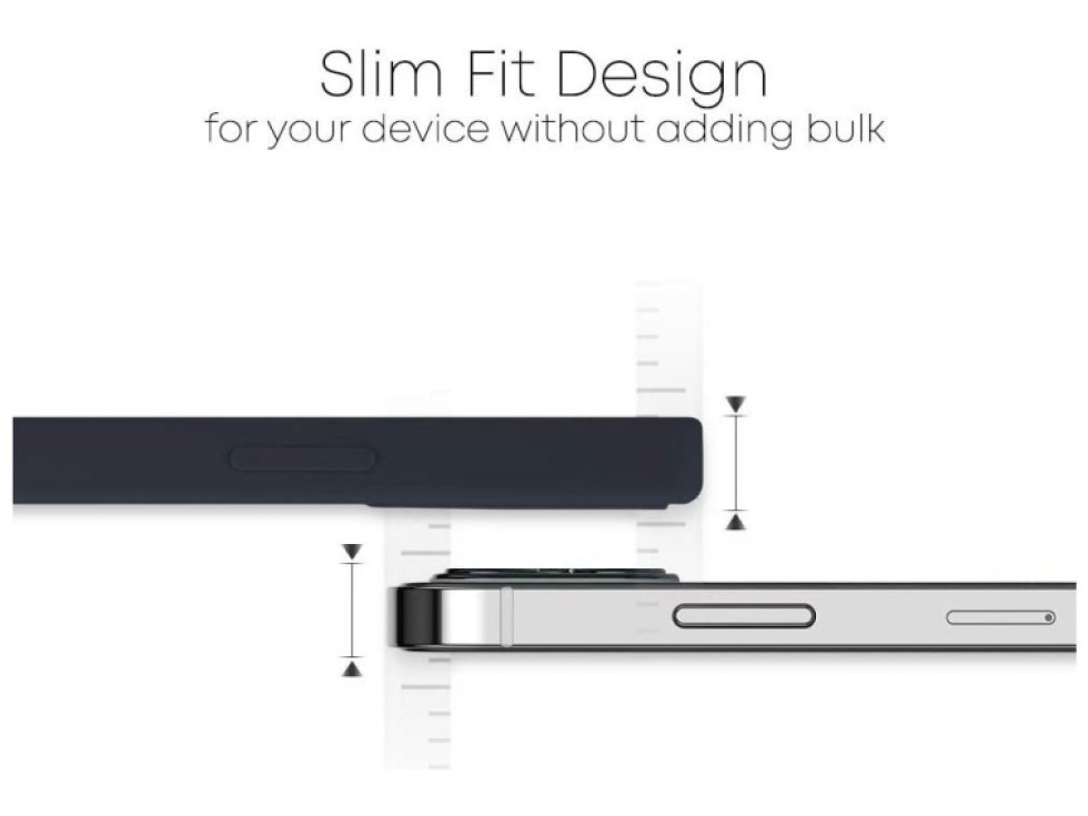 Ochranný kryt pro iPhone 12 Pro MAX - Mercury, Silicone Navy