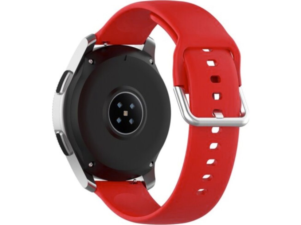 Jednobarevný řemínek pro chytré hodinky - Červený