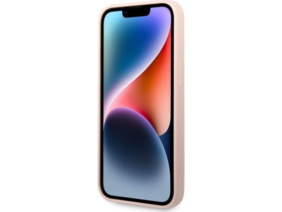 Ochranný kryt pro iPhone 14 PLUS - Karl Lagerfeld, Liquid Silicone Choupette NFT Pink KLHCP14MSNCHBCP