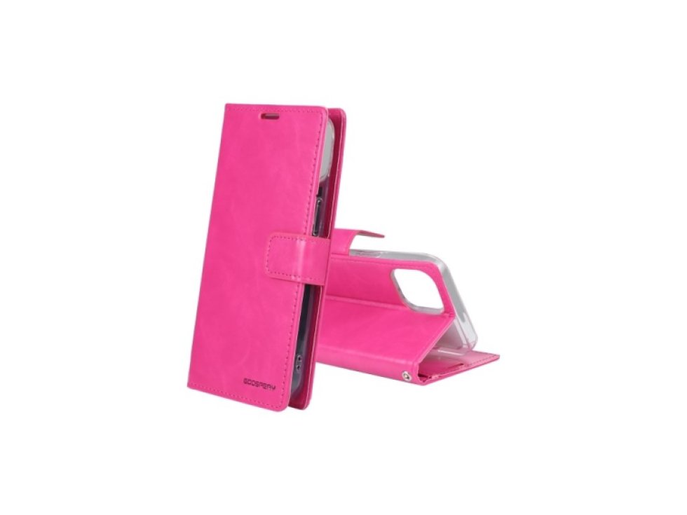 Ochranné pouzdro na iPhone 15 - Mercury, Bluemoon Diary HotPink