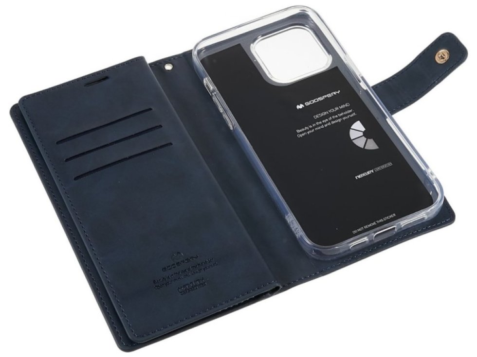 Ochranné pouzdro na iPhone 15 Pro MAX - Mercury, Mansoor Diary Navy