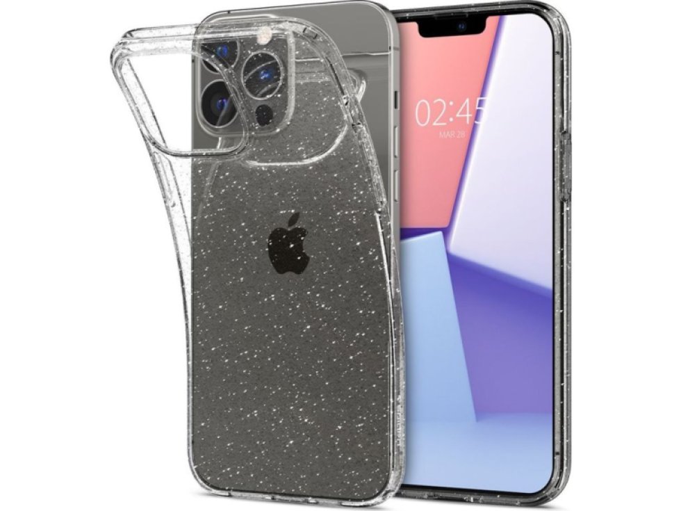 Ochranný kryt pro iPhone 13 Pro MAX - Spigen, Liquid Glitter Crystal