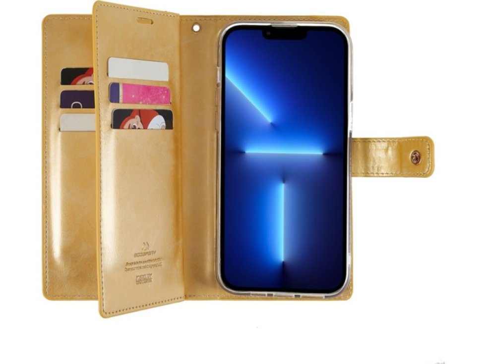 Ochranné pouzdro na iPhone 15 Pro - Mercury, Mansoor Diary Gold