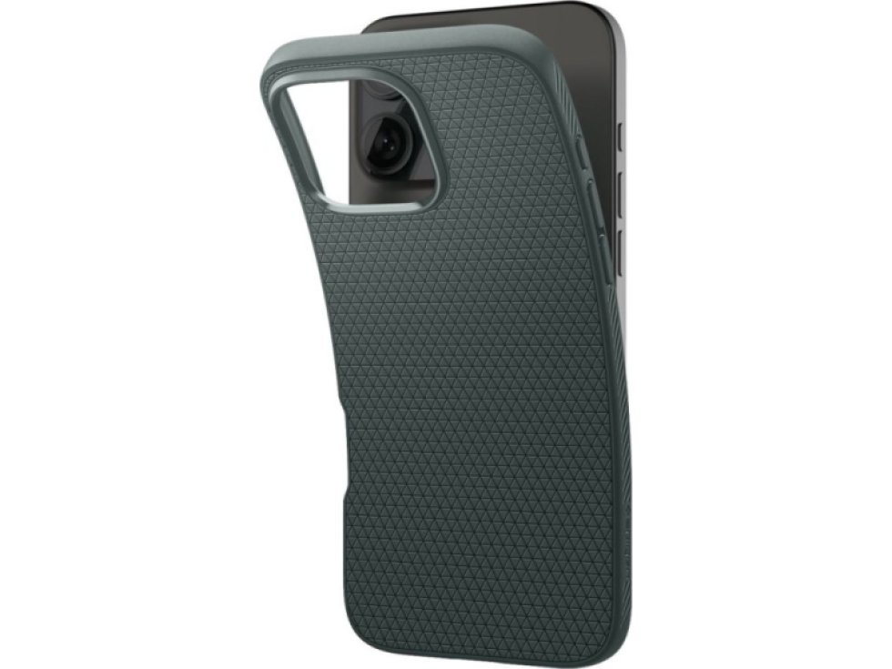 Ochranný kryt na iPhone 16 Pro MAX - Spigen, Liquid Air Abyss Green