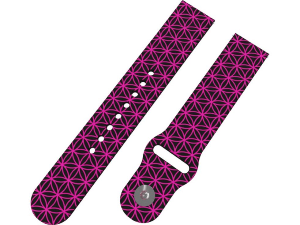 GEOMETRIE FIALOVÁ řemínek 22 mm