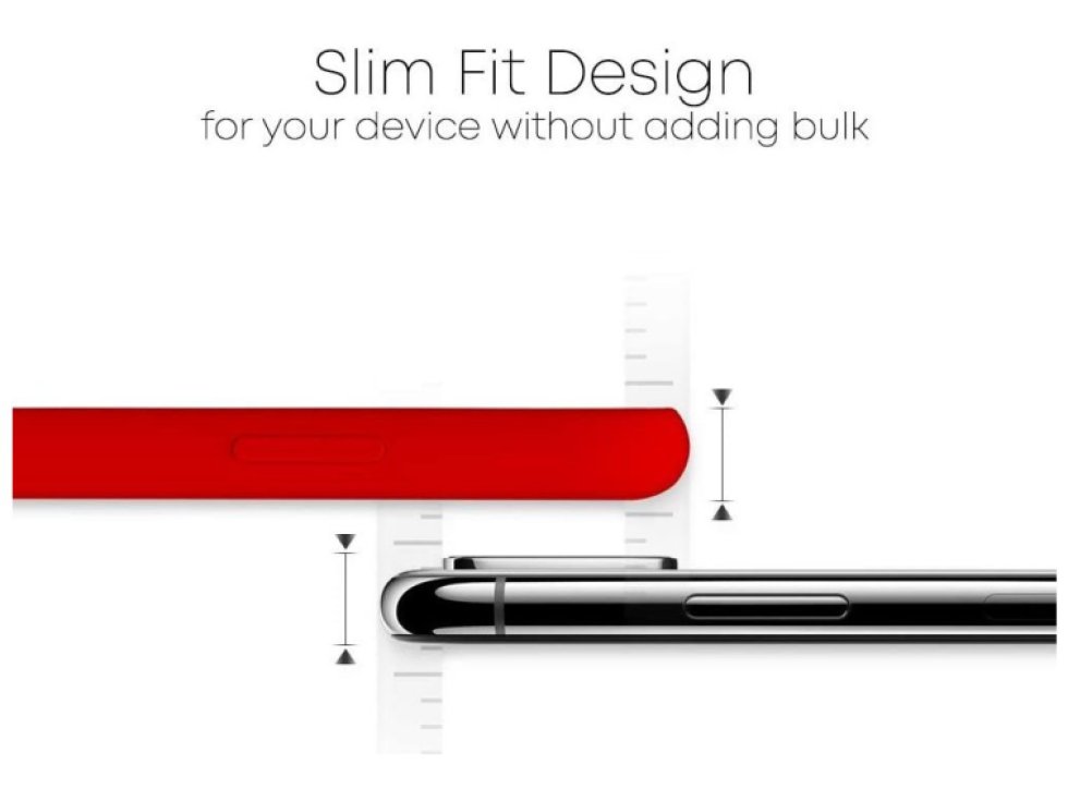 Ochranný kryt pro iPhone 11 Pro - Mercury, Silicone Red