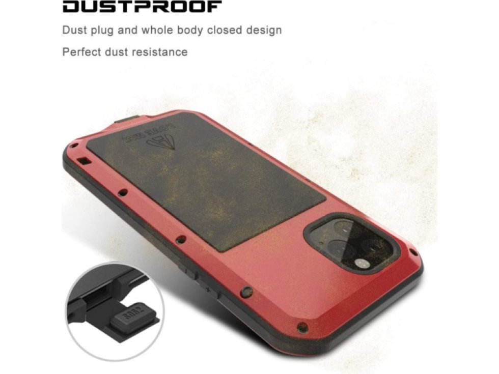 Ochranný kryt na iPhone 11 - LOVE MEI, Powerful Red